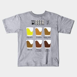 Types of Beer Kids T-Shirt
